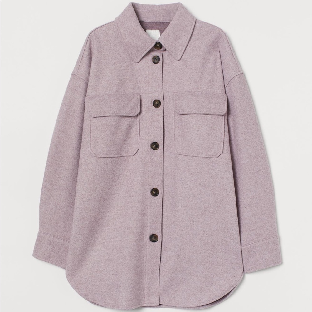 H&M Small Light Purple Shacket